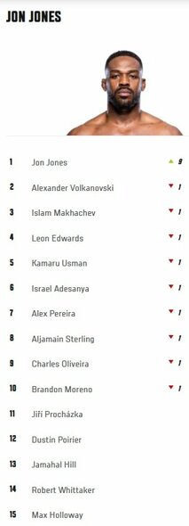 Geriausių UFC vyrų kovotojų reitingas | Organizatorių nuotr. Geriausių UFC vyrų kovotojų reitingas | Organizatorių nuotr.