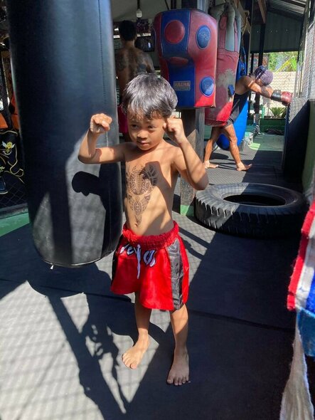 Jaunasis Muay Thai kovotojas | asmeninio archyvo nuotr.