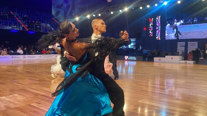 Laurynas Makarovas ir Kotryna Ambrazevičiūtė (LSŠF nuotr.) | Organizatorių nuotr. Laurynas Makarovas ir Kotryna Ambrazevičiūtė (LSŠF nuotr.) | Organizatorių nuotr.