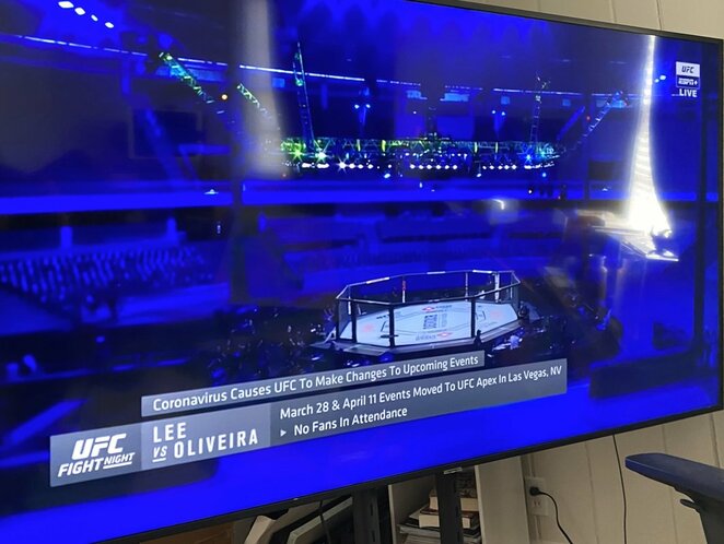 Šio vakaro UFC turnyro Brazilijoje transliacija | „Twitter“ nuotr.