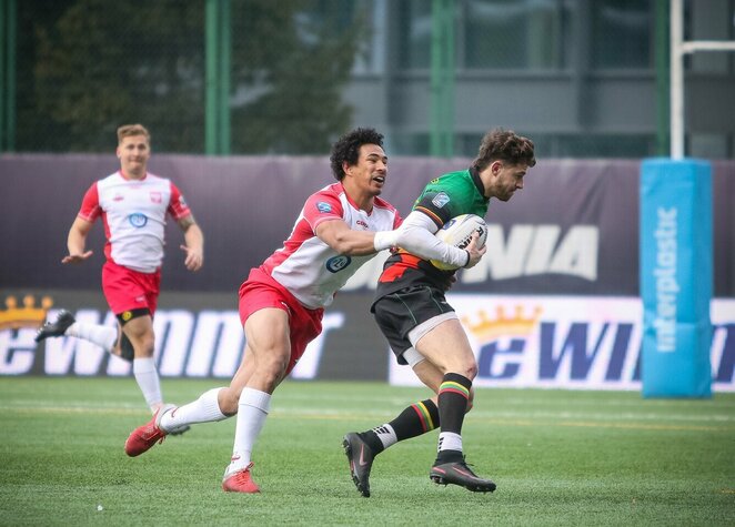 Lenkų ir lietuvių rungtynės (Lenkijos regbio sąjungos nuotr.) | Organizatorių nuotr. Lenkų ir lietuvių rungtynės (Lenkijos regbio sąjungos nuotr.) | Organizatorių nuotr.