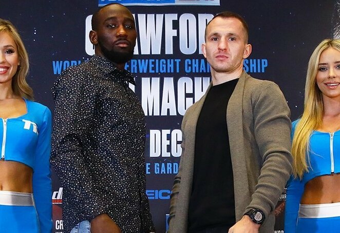 Terence'as Crawfordas ir Egidijus Kavaliauskas | „Top Rank“ nuotr.