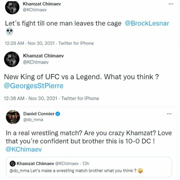 Chamzato Čimajevo žinutės | „Twitter“ nuotr. Chamzato Čimajevo žinutės | „Twitter“ nuotr.