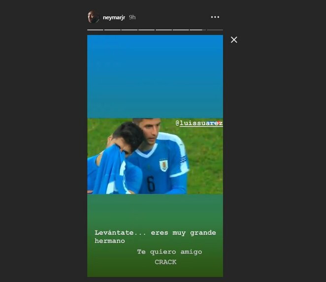 Neymaro žinutė L.Suarezui | Instagram.com nuotr