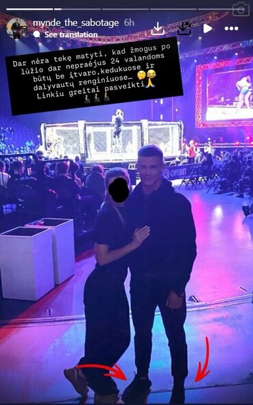Mindaugo Bartkaus žinutė | Instagram.com nuotr