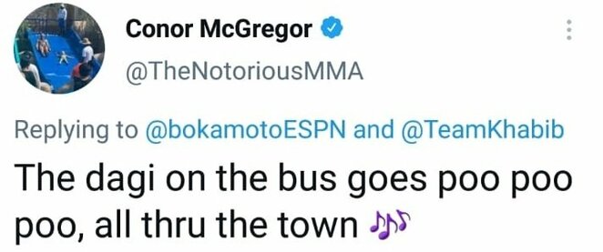 Ištrinti Conoro McGregoro komentarai | „Twitter“ nuotr.