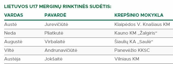 Merginų sudėtis | Organizatorių nuotr.