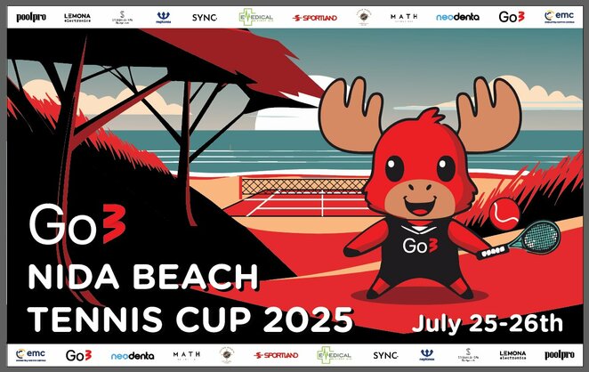 „Go3 Nida Beach Tennis Cup 2025“ | Organizatorių nuotr.