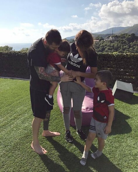 L.Messi su šeima | Organizatorių nuotr.