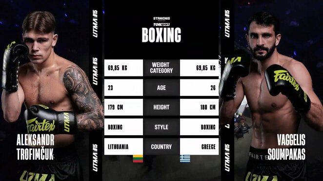 Aleksandras Trofmčukas – Vaggelis Soumpakas | „Stop“ kadras