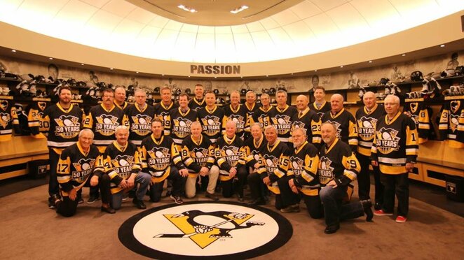 Pitsburgo „Penguins“ veteranai | Organizatorių nuotr.
