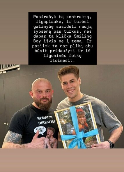 Igno Pauliukevičiaus žinutė | Instagram.com nuotr
