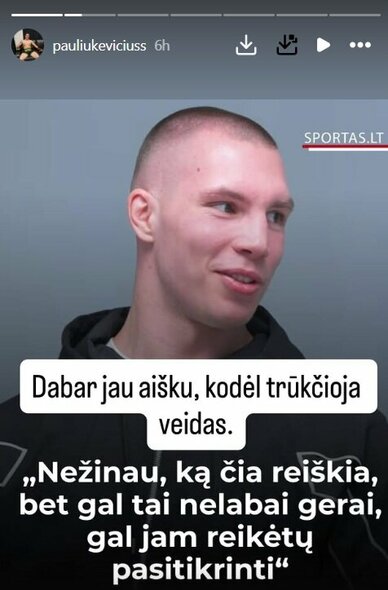 Igno Pauliukevičiaus žinutės | &bdquo;Stop&ldquo; kadras
