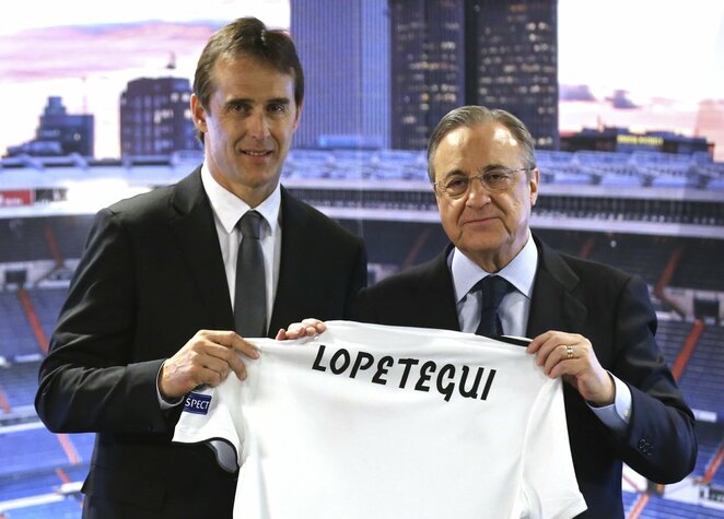 Madrido „Real“ pristatė naująjį trenerį Juleną Lopetegui | Scanpix nuotr.