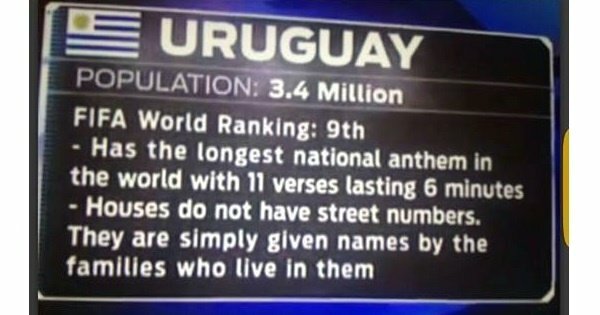 FoxNews pateikti faktai apie Urugvajų | „Twitter“ nuotr.
