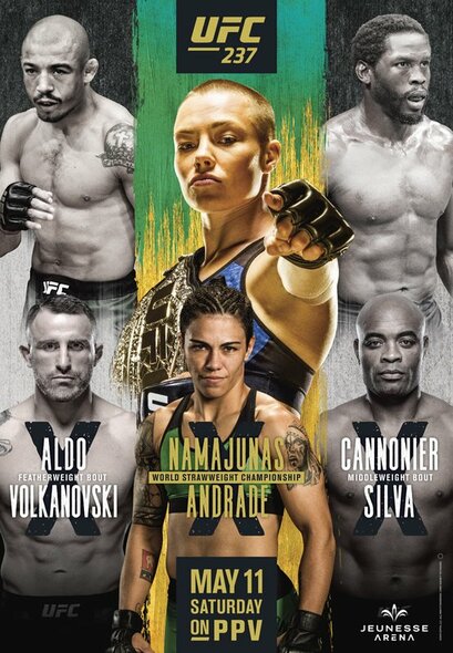 „UFC 237“ plakatas | Organizatorių nuotr.