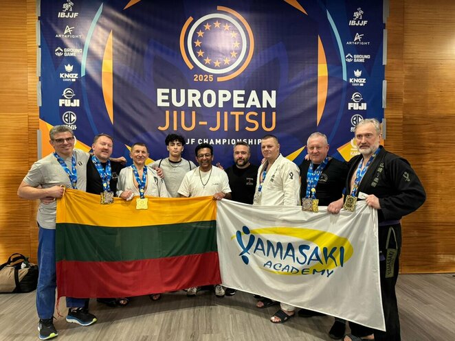 Kęstutis Smirnovas – Europos brazilų džiu-džitsu vicečempionas | Organizatorių nuotr.