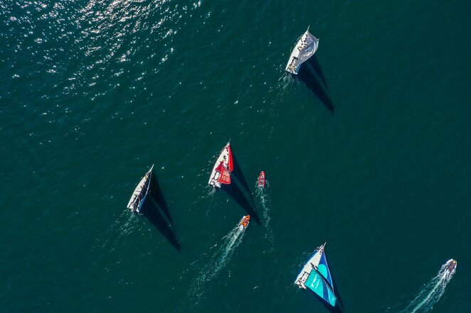 „Ambersail-2“ įgula startavo 2-ajame „The Ocean Race Europe“ Prologo etape | Eduardo Bareikos nuotr.