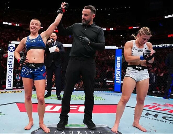 Rose Namajunas ir Miranda Maverick | Organizatorių nuotr.