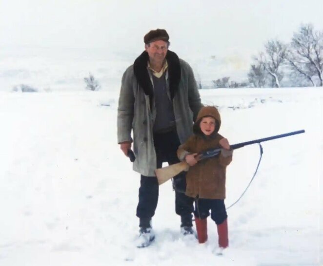 Luka Modričius ir senelis | asmeninio archyvo nuotr. Luka Modričius ir senelis | asmeninio archyvo nuotr.