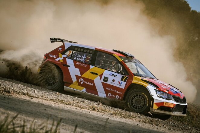 „Viada-Multi FX“ ekipa „CBet Rally Rokiškis“ lenktynėse | Alfonso Rakausko nuotr.
