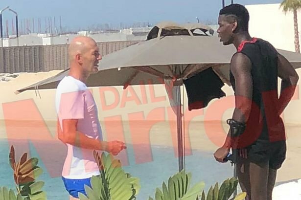 Paulis Pogba ir Zinedinas Zidanas | Organizatorių nuotr.