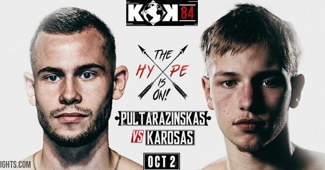 M.Pultaražinskas VS V.Karosas | Organizatorių nuotr. M.Pultaražinskas VS V.Karosas | Organizatorių nuotr.