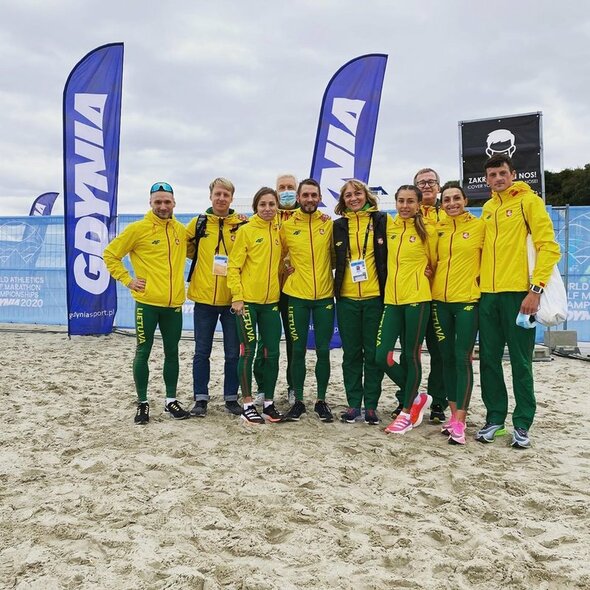 Lietuvos rinktinė pasaulio pusmaratonio čempionate | Instagram.com nuotr