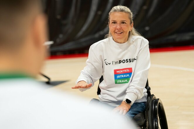Startavo paralimpinių vertybių ugdymo projektas mokykloms &bdquo;Aš galiu&ldquo; | Vytauto Dranginio/LPAK nuotr.