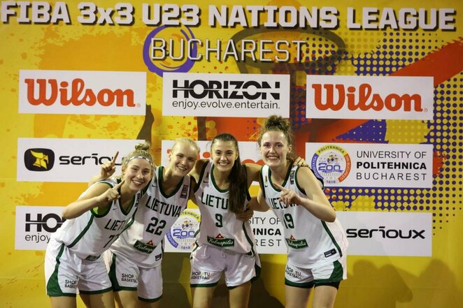 Lietuvos U23 merginų 3x3 krepšinio rinktinė | FIBA nuotr.