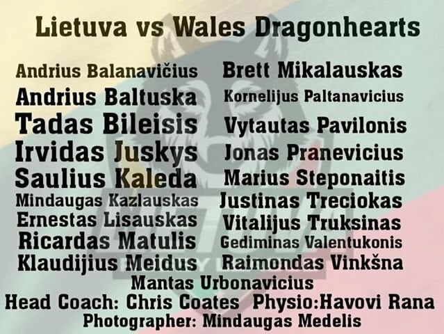 Lietuvos regbio lygos rinktinės sudėtis | Organizatorių nuotr.