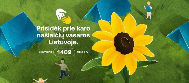 Kontrolinių Lietuvos ir Ukrainos rungtynių metu &ndash; kvietimas prisidėti prie kilnaus tikslo | Organizatorių nuotr.