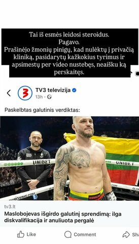 Dominyko Dirksčio žinutė | Instagram.com nuotr