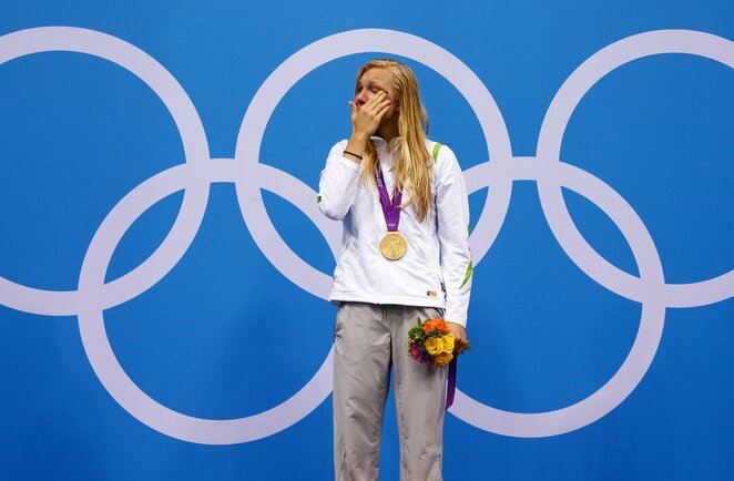 Rūta Meilutytė Londono olimpiadoje | Scanpix nuotr.