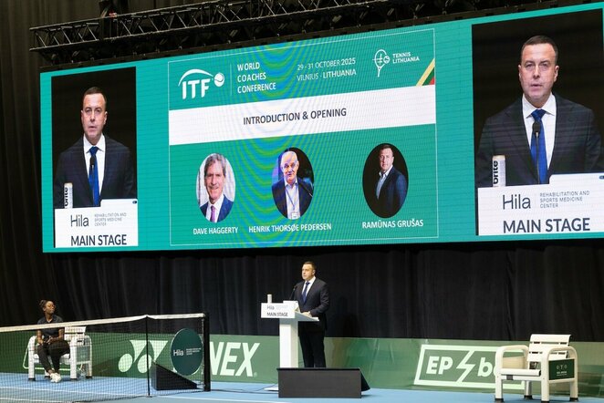 Vilniuje prasidėjo ITF pasaulinė teniso trenerių konferencija | Sauliaus Čirbos nuotr. Vilniuje prasidėjo ITF pasaulinė teniso trenerių konferencija | Sauliaus Čirbos nuotr.