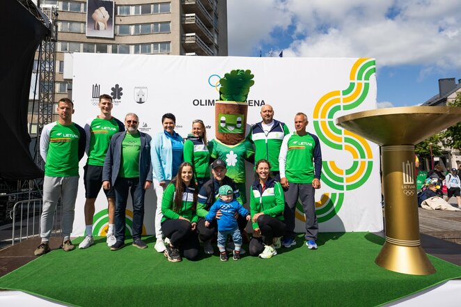 Panevėžyje prasidėjo Olimpinė diena: šventės ugnį įžiebė olimpiečiai | Vytauto Dranginio nuotr.
