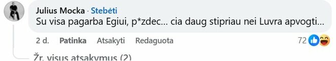 Juliaus Mockos komentaras | „Facebook“ nuotr.