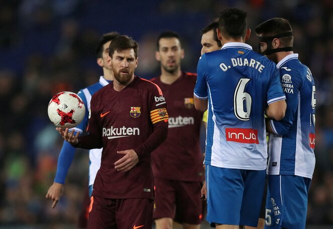 Ispanijos taurė: „Espanyol“ - „Barcelona“ (2018.01.17) | Scanpix nuotr.