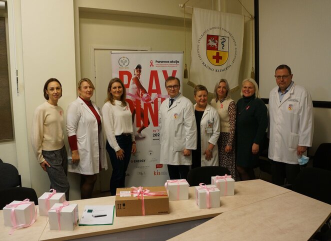 „Tennis Ladies“ susitikimas su LSMU ligoninės Kauno klinikų atstovais | Organizatorių nuotr.
