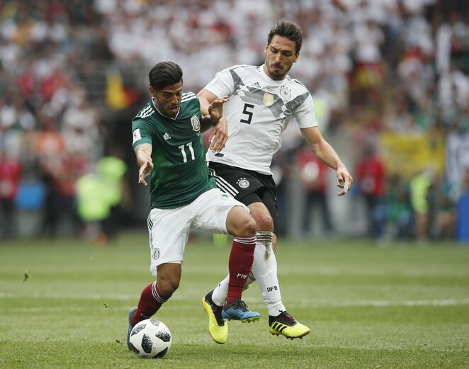 Pasaulio čempionatas: Vokietija - Meksika (2018.06.17) | Scanpix nuotr.