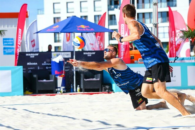 Artūras Vasiljevas ir Robertas Juchnevičius | CEV nuotr.