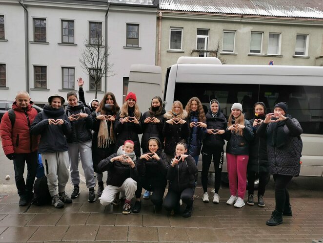 Lietuvos jaunimo merginų tinklinio rinktinė | Organizatorių nuotr. Lietuvos jaunimo merginų tinklinio rinktinė | Organizatorių nuotr.