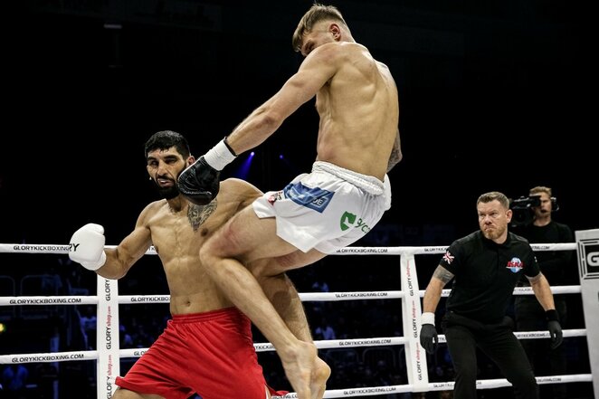 Sergejus Maslobojevas prieš Bahramą Rajabzadehą | Organizatorių nuotr. Sergejus Maslobojevas prieš Bahramą Rajabzadehą | Organizatorių nuotr.