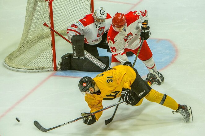 Lietuvių ir lenkų rungtynės | hockey.lt nuotr.