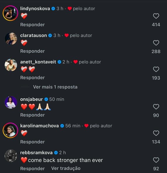 Teniso žvaigždžių komentarai | Instagram.com nuotr