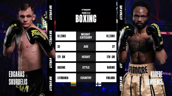 Edgaras Skurdelis – Korede Lawrence'as | Organizatorių nuotr.