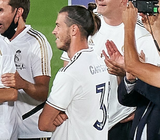 Gareth Bale during Coach launch ceremony Stop Frame