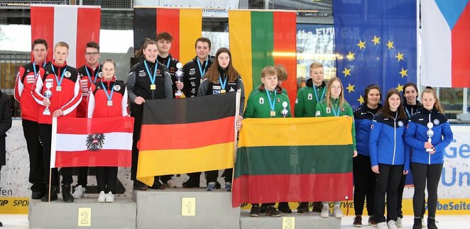 Europos jaunimo bavariško akmenslydžio čempionatas | Komandos nuotr.