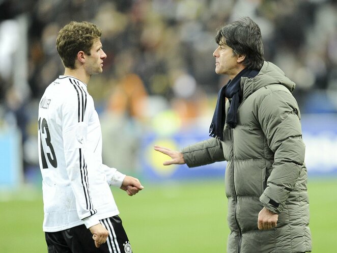 Thomas Mulleris ir Joachimas Lowas | Scanpix nuotr.