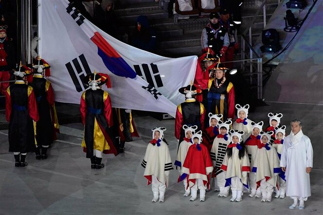 Pjongčango žiemos olimpiados uždarymo ceremonija | Scanpix nuotr.